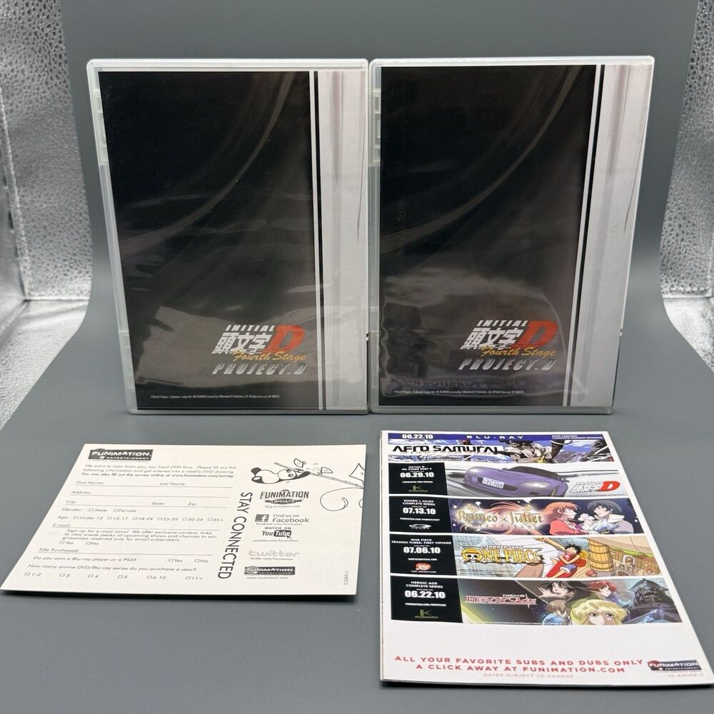 Initial D: Fourth Stage Part Two DVD Anime Racing Inserts Tested - Picture 5 of 7